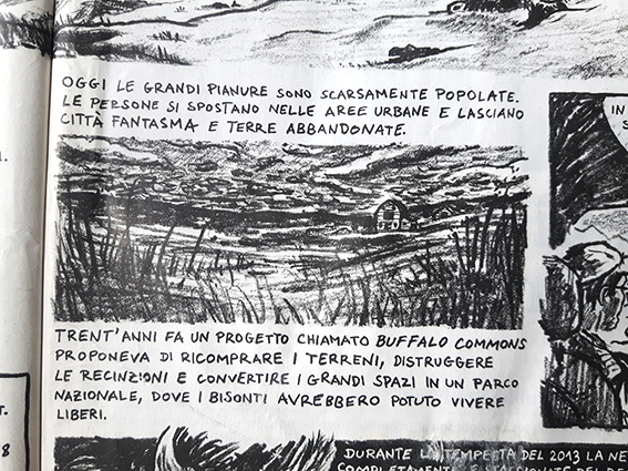 Graphic Journalism: “Postcard from South Dakota”, for Internazionale #1270