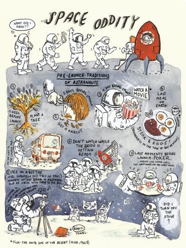 Space Oddity: Pre-launch traditions of astronauts
