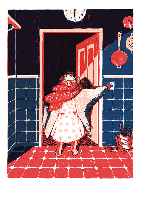 The Kitchen Clock – Book illustration